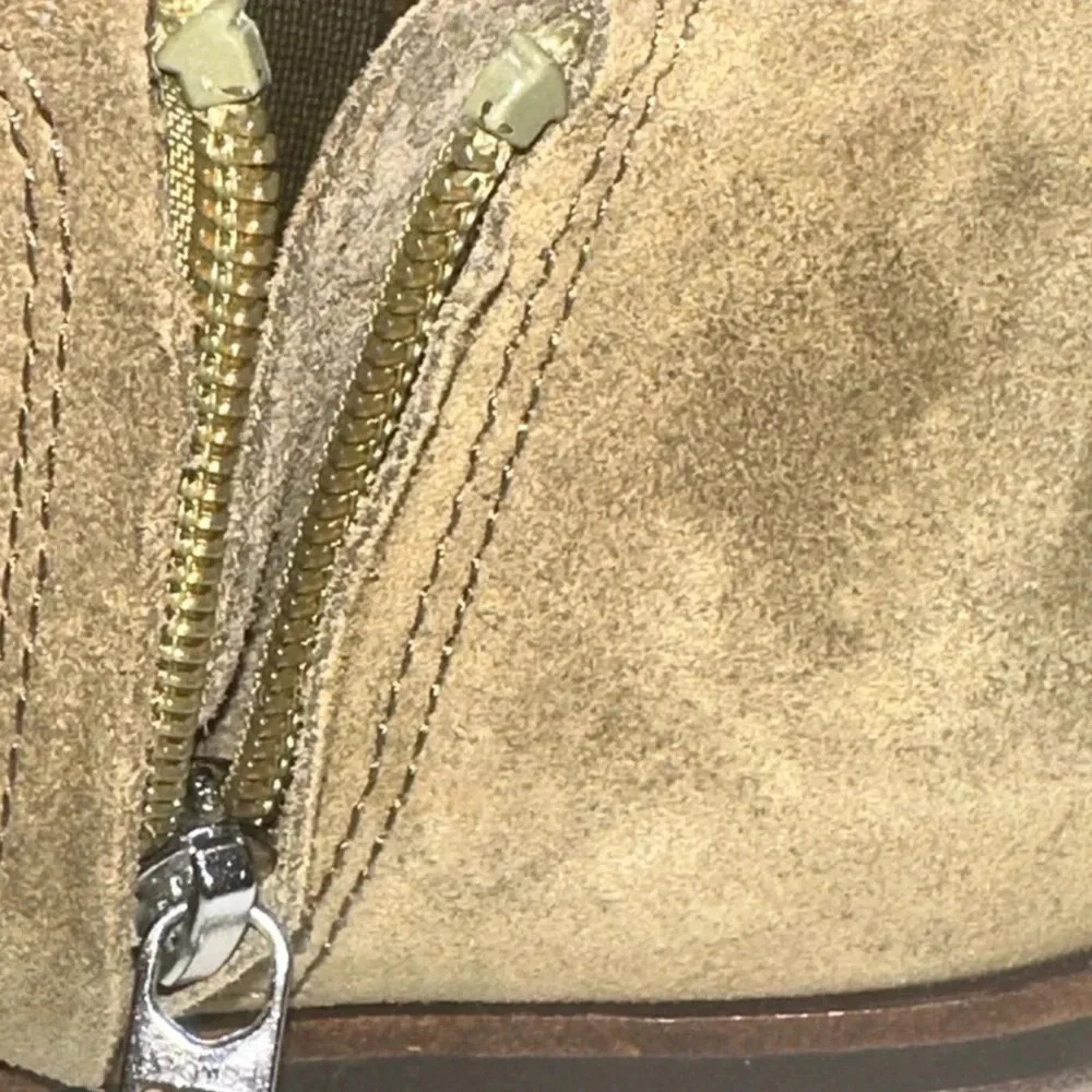 🆕 Toms Reese Taupe Military Olive Suede Ankle Boot size 7.5 - Picture 11 of 11